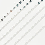 Load image into Gallery viewer, Sterling Silver Flat Marina Link Chain
