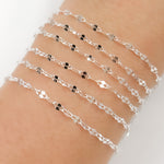 Load image into Gallery viewer, Z84SS. Sterling Silver Flat Marina Chain