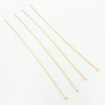 Load image into Gallery viewer, 24 Gauge Gold-filled Flat 3 Inch Headpin