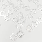 Load image into Gallery viewer, 10MM White Sterling Silver Brushed Flower Connector
