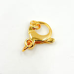 Load image into Gallery viewer, 17MM Gold-plated Sterling Silver Trigger Clasp