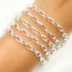 Load image into Gallery viewer, Sterling Silver Oval Link Chain