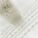 Load image into Gallery viewer, Sterling Silver Diamond Cut Marina Link Chain
