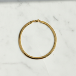 Load image into Gallery viewer, 420CCTDBRA8BR. 14K Solid Gold Flat Snake Bracelet