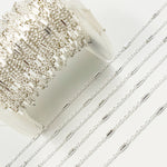 Load image into Gallery viewer, Sterling Silver Satellite Tube Chain