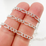 Load image into Gallery viewer, Sterling Silver Figaro Chain