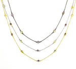 Load image into Gallery viewer, Cubic Zirconia Round Shape Connected Chain