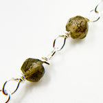 Load image into Gallery viewer, Andalusite Sterling Silver Wire Chain