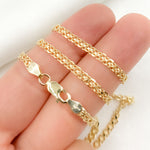 Load image into Gallery viewer, 14K Solid Gold Bismark Chain