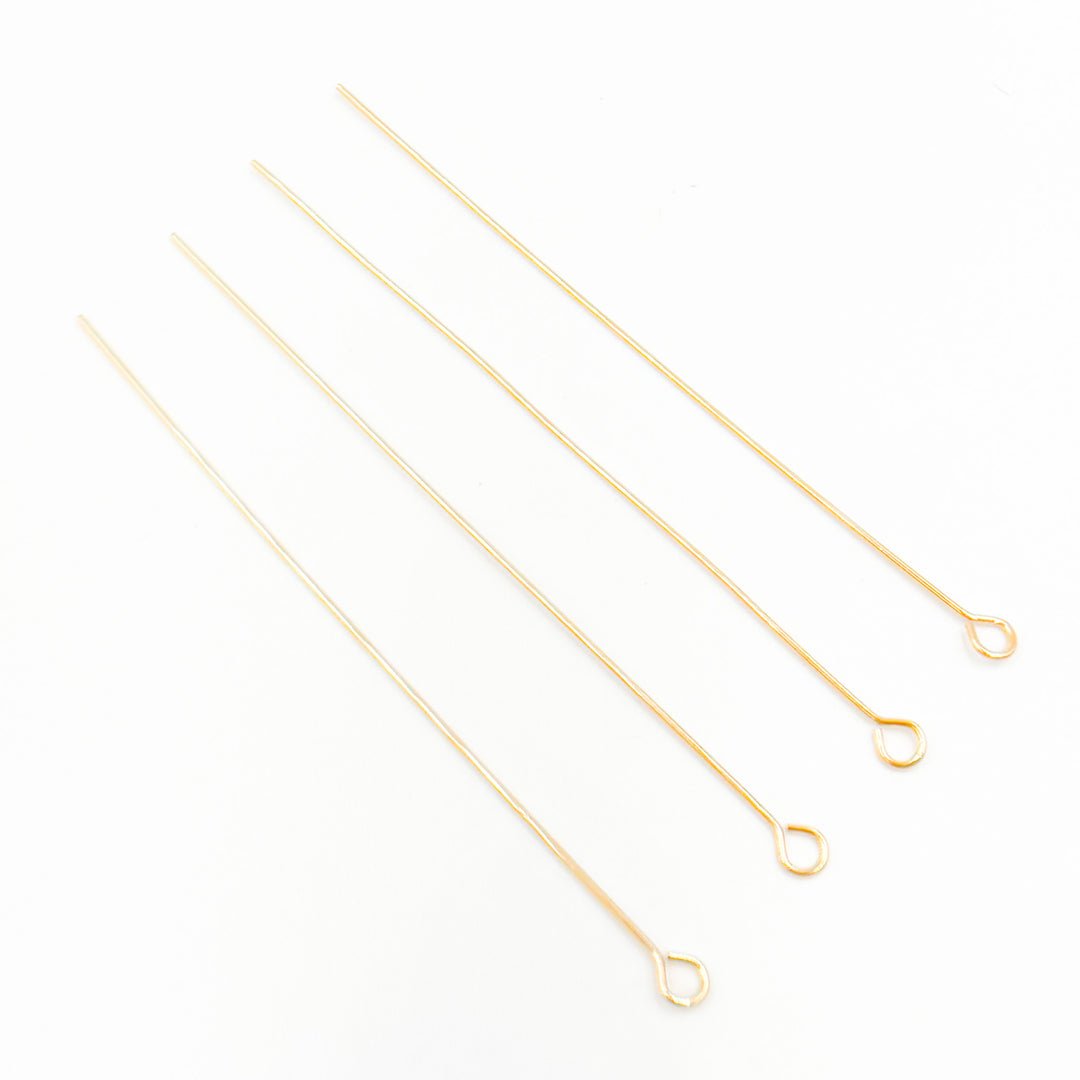 Gauge Gold-filled Eye Pin 2 Inch Headpin
