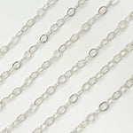 Load image into Gallery viewer, Sterling Silver Flat Cable Chain