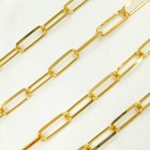 Load image into Gallery viewer, Gold Plated Sterling Silver Paperclip Chain
