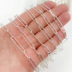 Load image into Gallery viewer, Sterling Silver Paperclip Chain