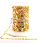Load image into Gallery viewer, 1370SBSFGF. 14K Gold-Filled Diamond Cut Oval Link Chain