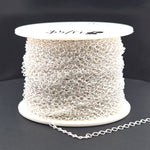 Load image into Gallery viewer, Z75SS. Sterling Silver Oval Link Chain.
