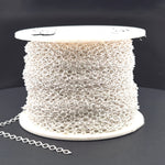 Load image into Gallery viewer, Z75SS. Sterling Silver Oval Link Chain.