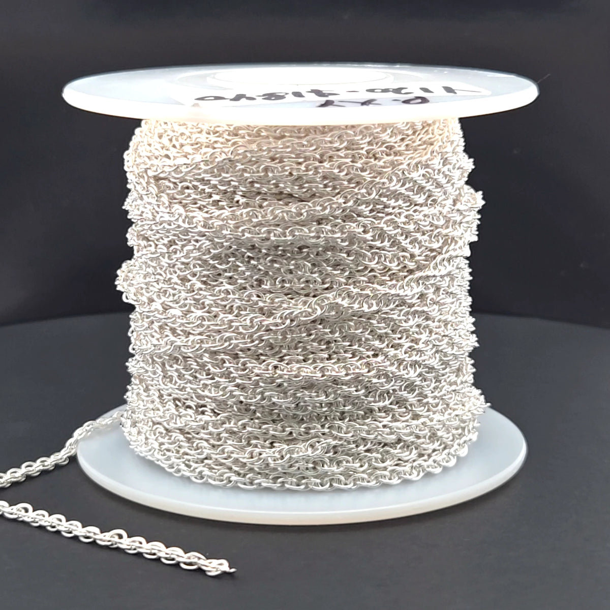 Y120SS. Sterling Silver Rope Link Chain.