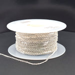 Load image into Gallery viewer, 1399SS. 925 Sterling Silver Cable Bar Chain