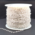 Load image into Gallery viewer, Z98SS. Sterling Silver Flat Cable Link Chain