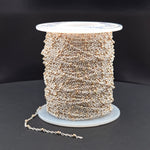 Load image into Gallery viewer, XM/S1322E/11G/SP. Sterling Silver Cable Chain with 14K Gold Filled Beads – Mixed Metal Design