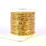Load image into Gallery viewer, V205GF. 14k Yellow Gold Filled Smooth Paperclip Link Chain