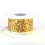 Load image into Gallery viewer, V241GF. 14K Gold-Filled Smooth Paperclip and Diamond Cut Marina Link Chain