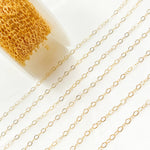 Load image into Gallery viewer, 14K Gold Filled Flat Oval Link Chain