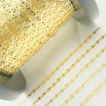 Load image into Gallery viewer, 14K Solid Gold Diamond Cut Marina Link