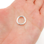 Load image into Gallery viewer, 13MM White Sterling Silver Round Clasp