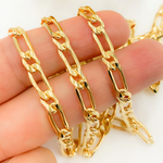 Load image into Gallery viewer, 14k Gold Filled Flat Figaro Chain