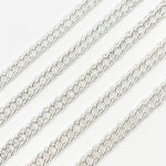 Load image into Gallery viewer, Sterling Silver Double Curb Chain