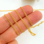 Load image into Gallery viewer, 14k Gold Filled Flat Curb Chain