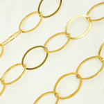 Load image into Gallery viewer, 14k Gold Filled Flat Oval Link Chain