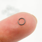 Load image into Gallery viewer, Black Rhodium Open Jump Ring