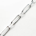 Load image into Gallery viewer, Sterling Silver Diamond Cut Paperclip Chain