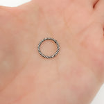 Load image into Gallery viewer, Gold Plated Twisted Jump Ring