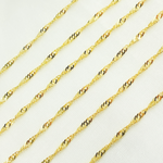 Load image into Gallery viewer, 14k Solid Gold Singapore Chain