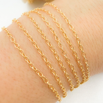 Load image into Gallery viewer, 14K Gold Filled Cable Round Link Chain
