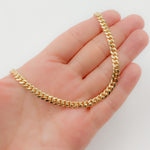 Load image into Gallery viewer, 14K Solid Gold Curb Chain