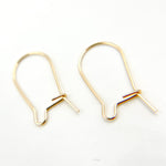 Load image into Gallery viewer, Gold Filled Kidney Ear Wire