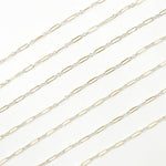 Load image into Gallery viewer, XM/1931K/SP. 14K Gold Filled and Sterling Silver Knurled Link Chain – Long & Short Pattern