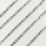 Load image into Gallery viewer, Oxidized Sterling Silver Diamond Cut Paperclip Chain