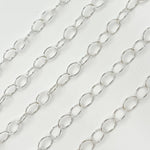 Load image into Gallery viewer, Sterling Silver Smooth Oval Link Chain
