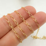 Load image into Gallery viewer, 14k Gold-Filled Long and Short Links.