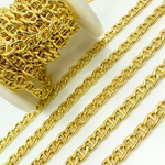 Load image into Gallery viewer, Y59GP. Gold Plated 925 Sterling Silver Curb Marina Chain