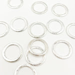 Load image into Gallery viewer, 15MM White Sterling Silver Ring Connector