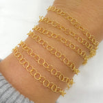 Load image into Gallery viewer, 14K Gold-Filled Twisted Round Link Chain