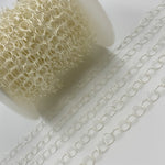 Load image into Gallery viewer, Sterling Silver Twisted Round Link Chain