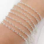 Load image into Gallery viewer, Sterling Silver Oval Link Chain