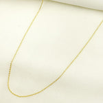 Load image into Gallery viewer, 14K Solid Gold Cable Necklace